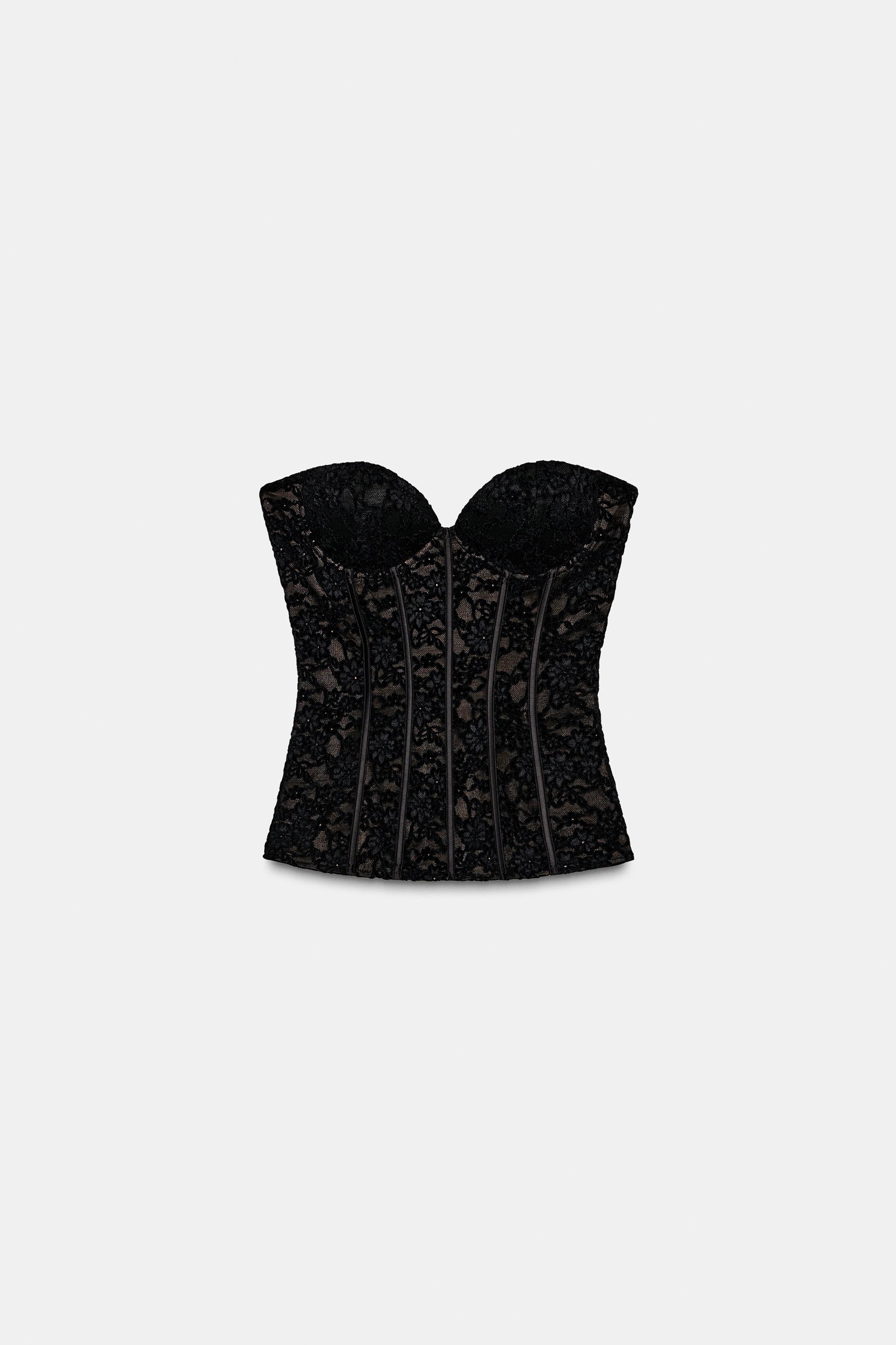 VELVET LACE CORSET